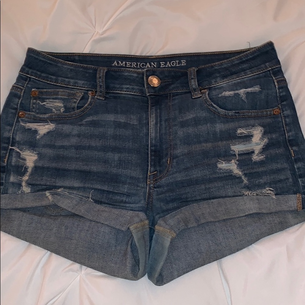American Eagle Hi-Rise Jean Short Size 8